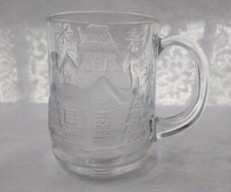 Arcoroc France Etched Christmas Mug/Cup - £7.91 GBP