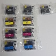 10x LC-203 LC203 XL Ink Combo For Brother MFC-J460dw MFC-J480dw MFC-J485dw LC201 - $14.83