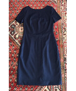 Theory Varetta Wool Blend Short Sleeve Spring Suit Sheath Midi Dress 101... - £68.27 GBP