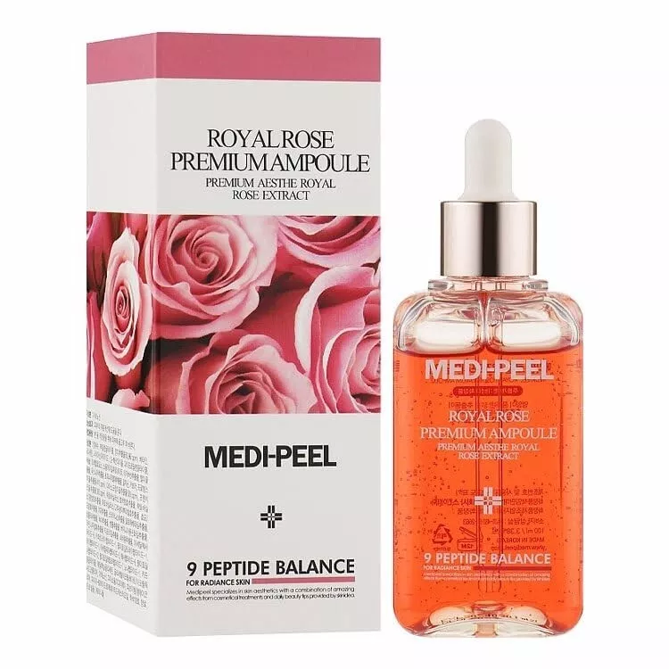 MEDI-PEEL Royal Rose Premium Ampoule 9 Peptide Balance 100ml Made In Korea - £33.73 GBP