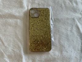Case for IPhone 14 Gold Bright Sparkles - $275.67 MXN