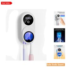 Wall Mounted UV Toothbrush Holder with Auto-Inductive Lid &amp; Long Battery... - $50.44