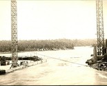 RPPC Chippewa Fiume Dam Powerhouse Costruzione Cornell Wi 1912 Cartolina... - $45.04