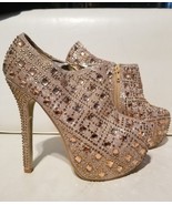 Bella Luna Crystal Champagne Platform Pole Dancer Stripper Booties Stile... - €51,67 EUR Bella Luna Crystal Champagne Platform Pole Dancer Stripper Booties Stile... - €51,67 EUR
