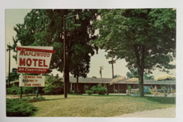 Maplewood Motel Old Car Greensboro North Carolina NC UNP Tichnor Postcard c1960s - $7.99