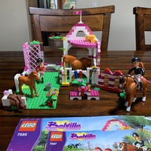 LEGO Belville Sets Horse Stable 7587 Jumping 7585 Award Stand Complete Set Of 2 - £64.79 GBP