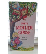 Baby&#39;s Mother Goose Book 1959 Vintage Rare So Tall Board Books By Grosse... - £14.26 GBP