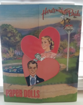Here&#39;s The Bride Wedding Retro Paper Doll Book NEW FUN repro of 1950&#39;s c... - $18.00