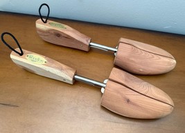 Woodlore Cedar Shoe Trees Inserts Medium Made In USA Wooden Wood Solid Toe - $14.85