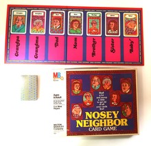 Vintage NOSEY NEIGHBOR CARD GAME Milton Bradley #4103 1981 Complete w/ Box! - $24.99