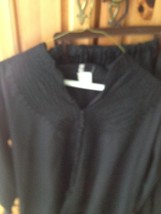 black embroidered blouse &amp; pants size medium - £19.97 GBP