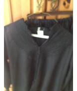 black embroidered blouse &amp; pants size medium - £19.86 GBP