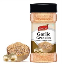 Garlic Granules 200 Gram Natural Dried Fresh Packed Garlic For Cooking - £12.69 GBP