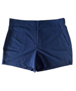 Jones &amp; Co Women&#39;s Casual 4&quot; Shorts w/ Pockets Stretch Size XL Navy Blue - $16.82