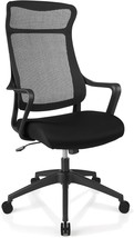 Realspace® Lenzer Mesh High-Back Task Chair, Black, Bifma Compliant - $168.99