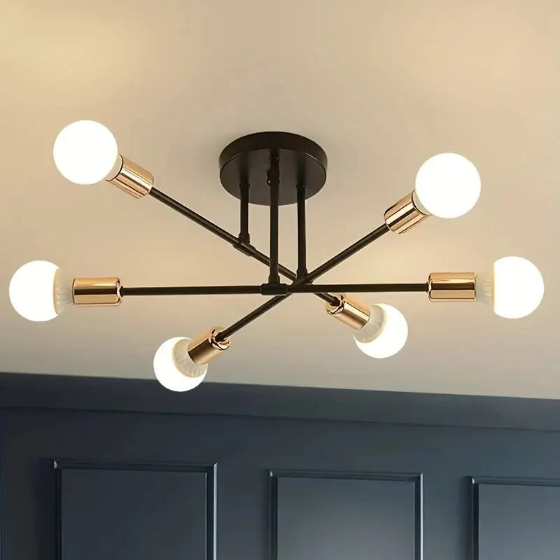 Modern Style 5 Head Lights Ceiling Light for Dining Room Bedroom Chandel... - $47.37+