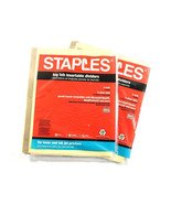 2 Packs of 4 Sets Each Staples Clear 5-Tabs Insertable Dividers 3-Hole P... - $7.50