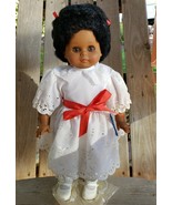 Goebel African American Doll Black Hair Brown 100/1000 1989 Sheree Engel... - $53.74