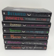 7 House of Night Book Series Lot  Hardcover &amp; Paperback Lot P.C. Cast  - £23.19 GBP