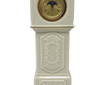 Lenox China Patriarch Grandfather Clock Figurine Ivory/Gold Quartz - £22.70 GBP