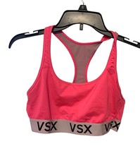 VSX Victorias Secret Womens Sz Large Pink Sports Bra Racerback Gym Athle... - €13,85 EUR