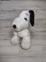 Vintage United Feature Syndicate Peanuts Sitting Snoopy Plush Dog 1968 6&quot; - £5.63 GBP