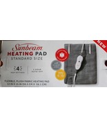Sunbeam Heating Pad Standard Size w/4 Heat Settings, 2hr Auto-Off, 12in.... - $449.70 MXN