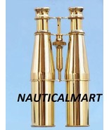 18-inch Solid Brass Nautical Steampunk Binoculars With Rosewood Tripod S... - $406.53 CAD