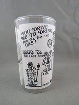 Vintage Novelty Shot Glass - Canadian Drinkers Club / Alcoholic Unanimous - 4 OZ - £19.91 GBP