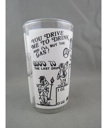 Vintage Novelty Shot Glass - Canadian Drinkers Club / Alcoholic Unanimou... - £19.92 GBP