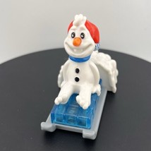 Kinder Surprise Maxi Snowmen On Sled 2017  Ferrero Wearing Santa Hat - $6.67