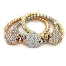 Authenticity Guarantee

14k A&amp;G Gold Beaded Flower Stretch Bracelet w/ 1... - $5,009.62