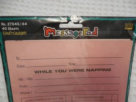 Jumbo Message Pad 40 Sheets While you were Napping Gag Gift Over the Hill - $2.93