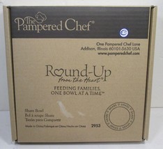 Pampered Chef Round Up from the Heart Share Bowl #2953 - New in Box - £10.45 GBP