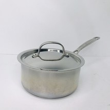 CUISINART  1.5 QT  Stainless Steel Saucepan with Cover 719-16 W/ Lid  Cookware - £15.75 GBP