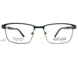 Eight to Eighty Eyeglasses Frames Lincoln BLUE Grey Square Full Rim 54-1... - $55.88