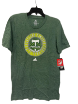 Adidas Youth Club Portland Timbers Football Short Sleeve T-Shirt, Green,... - $14.84
