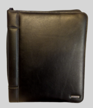 Black Franklin Covey Zipper Binder Black 13 1/2x 11 1/2 - £28.76 GBP