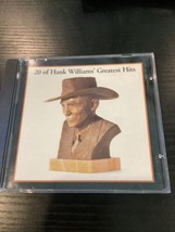 HANK WILLIAMS - 20 of Hank Williams&#39; Greatest Hits (CD, 1990) - £5.47 GBP