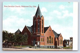 Postcard First Christian Church Oklahoma City Oklahoma - £3.55 GBP