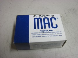 WARRANTY (NEW) MAC 613B-11-611BA Valve - $51.08