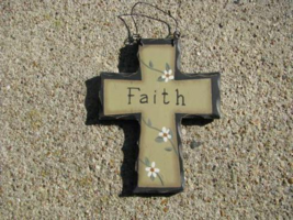  WD803 - Faith Mini Wood Cross  - £1.56 GBP