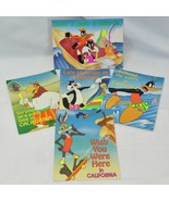 Looney Tunes Postcards 5 Unposted California Wile E Coyote  Daffy Duck S... - $14.69