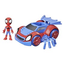 Spidey and His Amazing Friends Marvel Change &#39;N Go Web-Crawler and Spidey Action - £29.60 GBP