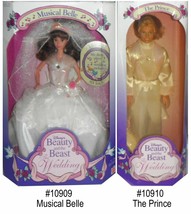 Barbie 1993 Vintage Disney&#39;s Beauty &amp; the Beast Wedding Dolls - £28.00 GBP