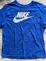 Men’s Large Nike Tee Center Check Swoosh Logo Shirt - £7.96 GBP