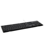 Dell KB216 Wired USB Keyboard Full Size US 104 Keys Office Gaming Black OEM - $21.13 CAD