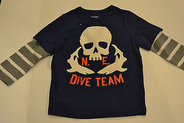GAP Toddler  Boys Dive Team Long Sleeve Shirt Size 3T Blue NWT - $9.79