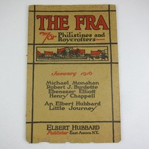 Elbert Hubbard Roycrofters THE FRA Magazine January 1916 Arts &amp; Crafts Antique - £27.96 GBP