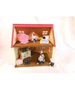 Calico Critters Cozy Cottage Starter Home Red Roofed 2 Story Kids + Crit... - $452.37 MXN